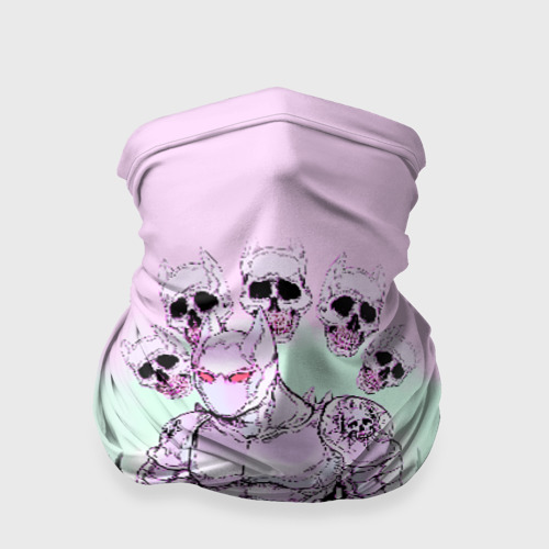 Бандана-труба 3D Killer Queen 5 черепов, цвет 3D печать