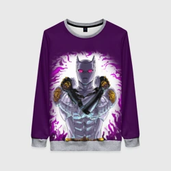 Женский свитшот 3D JJBA Killer Queen