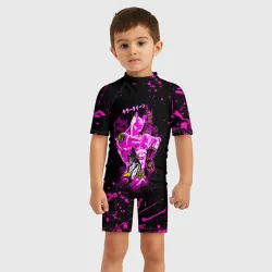 Детский купальный костюм 3D Killer Queen розовые кляксы - фото 2