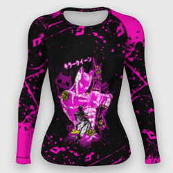 Женский рашгард 3D Killer Queen розовые кляксы