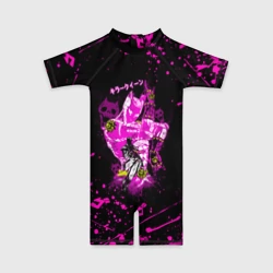 Детский купальный костюм 3D Killer Queen розовые кляксы