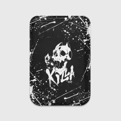 Картхолдер Magsafe магнитный Killer Queen белое с белыми брызгами