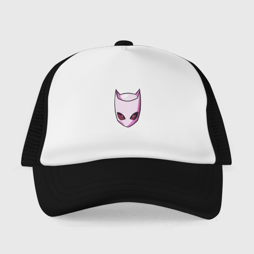 Детская кепка тракер Killer Queen розовая кошка, цвет черный - фото 2