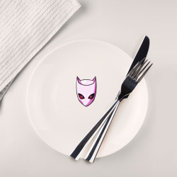 Тарелка Killer Queen розовая кошка
