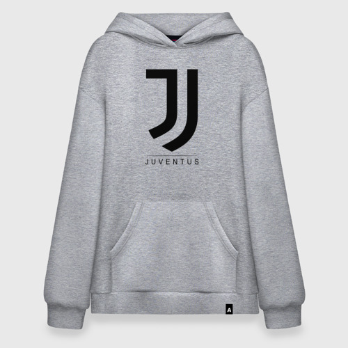 Худи SuperOversize хлопок Juventus, цвет меланж