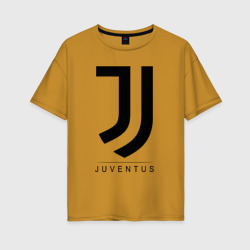 Женская футболка хлопок Oversize Juventus