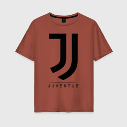 Женская футболка хлопок Oversize Juventus