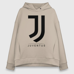 Женское худи Oversize хлопок Juventus
