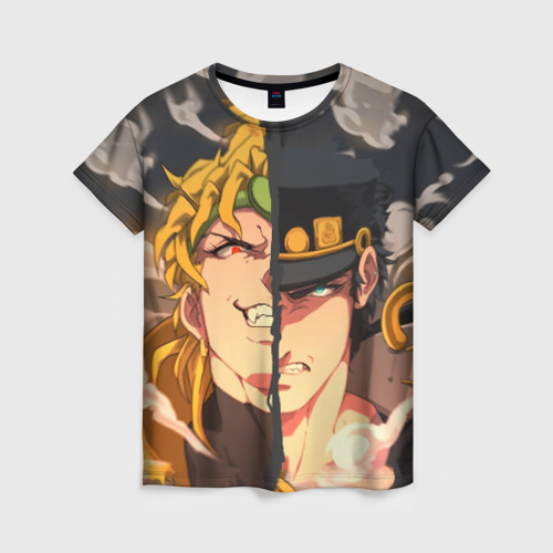 Женская футболка 3D Dio Brando x Jotaro, цвет 3D печать