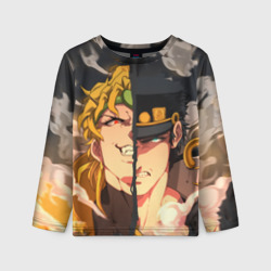 Детский лонгслив 3D Dio Brando x Jotaro