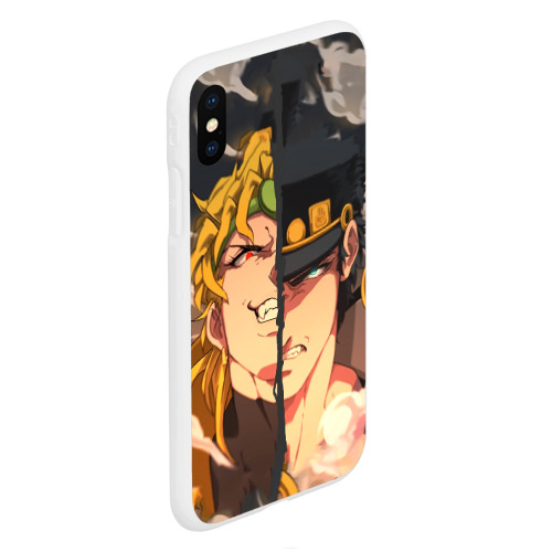 Чехол для iPhone XS Max матовый Dio Brando x Jotaro - фото 3