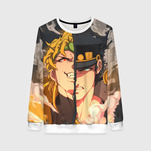 Женский свитшот 3D Dio Brando x Jotaro, цвет 3D печать