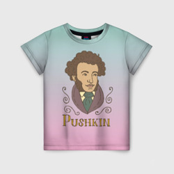 Детская футболка 3D А.С.Пушкин