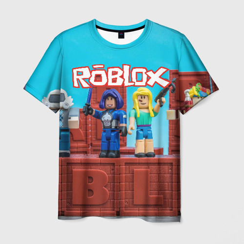 Мужская футболка 3D Roblox, цвет 3D печать