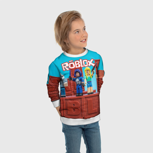 Детский свитшот 3D Roblox, цвет 3D печать - фото 5