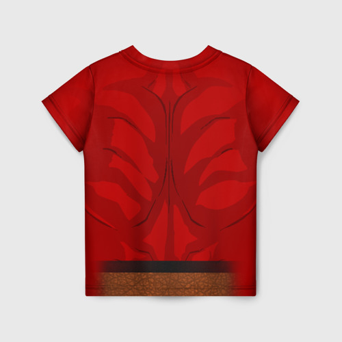 Детская футболка 3D Красный качок , цвет 3D печать - фото 2