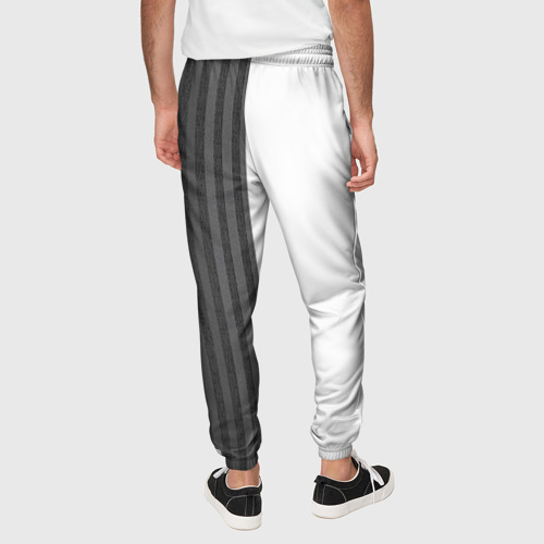 Мужские брюки 3D с принтом Двойной костюм, вид сзади #2
