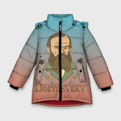 Зимняя куртка для девочек 3D Достоевский Фёдор Михайлович