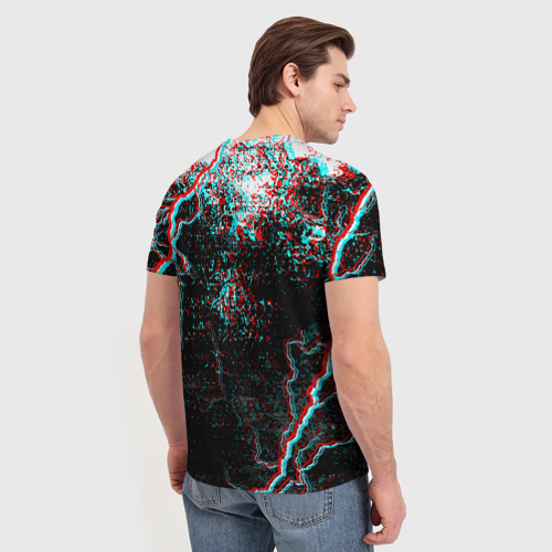 Мужская футболка 3D S.T.A.L.K.E.R. 2 glitch, цвет 3D печать - фото 4