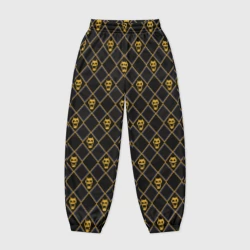 Женские джоггеры оверсайз 3D Killer Queen желтый паттерн