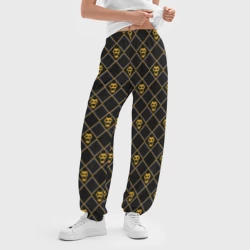 Женские джоггеры оверсайз 3D Killer Queen желтый паттерн - фото 2