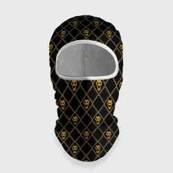 Балаклава 3D Killer Queen желтый паттерн