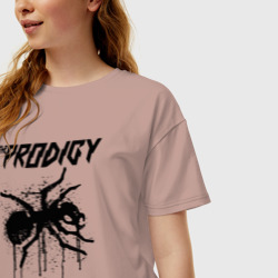 Женская футболка хлопок Oversize The Prodigy - фото 2