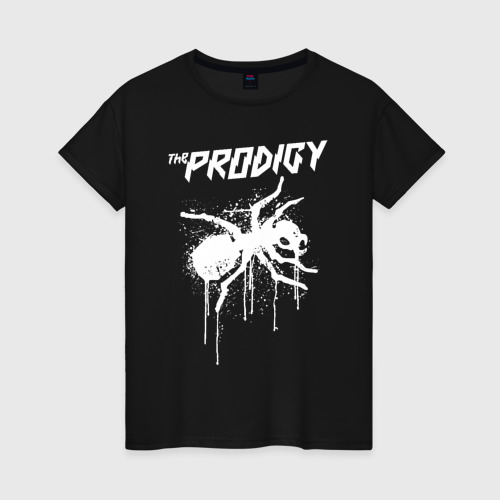 Женская футболка хлопок The Prodigy, цвет черный