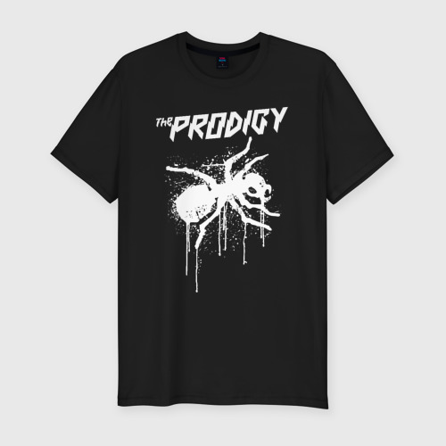 Мужская приталенная футболка из хлопка с принтом The Prodigy, вид спереди №1