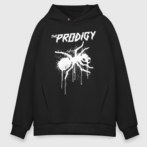 Мужское худи Oversize хлопок The Prodigy, цвет черный