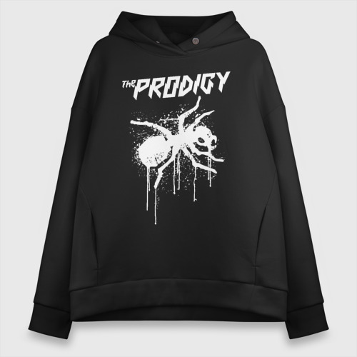 Женское худи Oversize хлопок The Prodigy, цвет черный