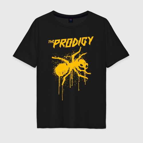 Мужская футболка хлопок Oversize The Prodigy, цвет черный