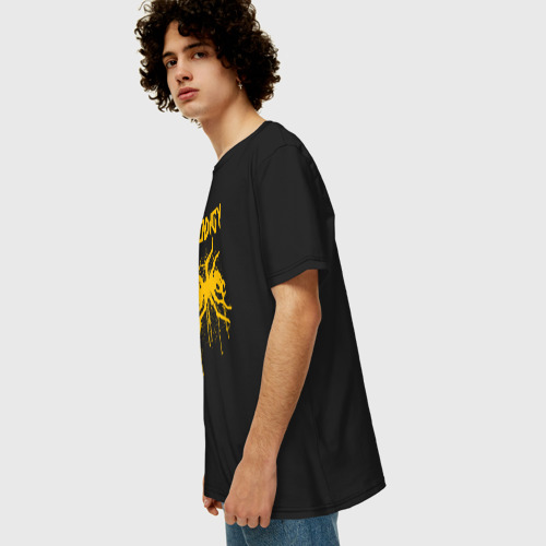 Мужская футболка хлопок Oversize The Prodigy, цвет черный - фото 5