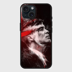 Чехол силиконовый для Apple iPhone 15 матовый Peaky Blinders Thomas Shelby