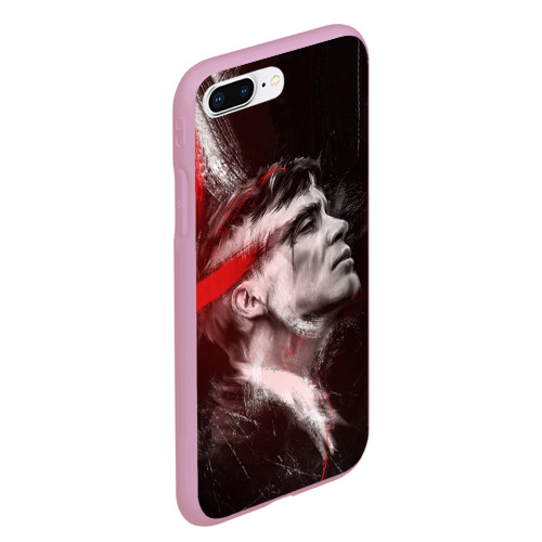 Чехол для iPhone 7Plus/8 Plus матовый Peaky Blinders Thomas Shelby, цвет розовый - фото 3