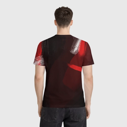 Мужская футболка 3D с принтом Peaky Blinders Thomas Shelby, вид сзади #2