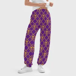 Женские джоггеры оверсайз 3D Killer Queen розовый паттерн - фото 2