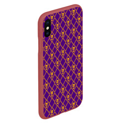 Чехол для iPhone XS Max матовый Killer Queen розовый паттерн - фото 2