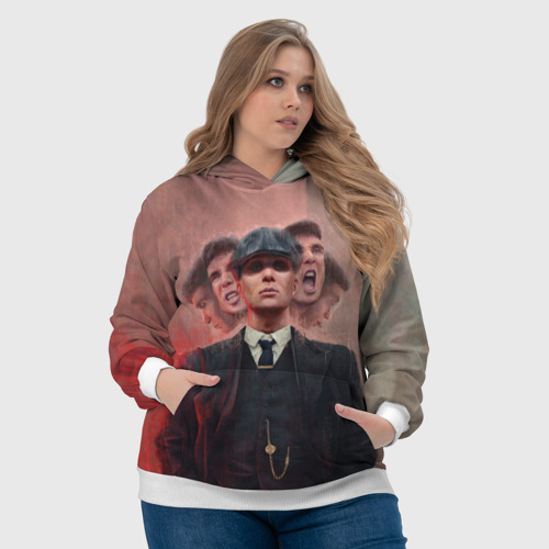 Женская толстовка 3D Томас Шелби Peaky Blinders, цвет 3D печать - фото 6