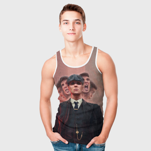 Мужская майка 3D Томас Шелби Peaky Blinders, цвет 3D печать - фото 5