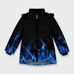 Зимняя куртка для девочки Синий Огонь