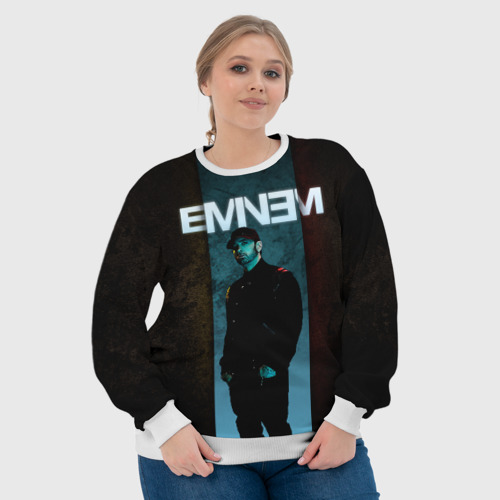 Женский свитшот 3D Eminem, цвет 3D печать - фото 6