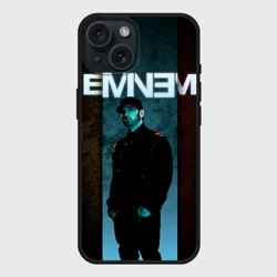 Чехол силиконовый для Apple iPhone 15 матовый Eminem