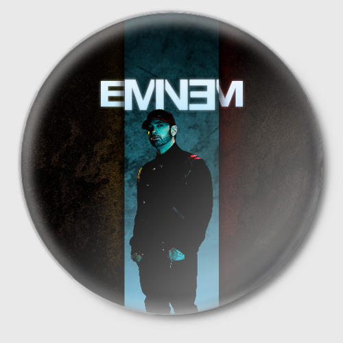 Значок Eminem, цвет белый