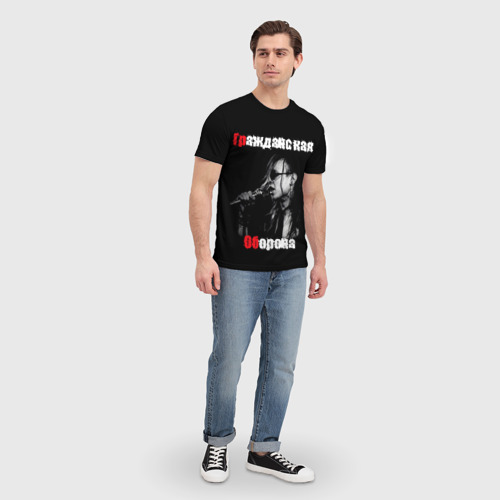 Мужская футболка 3D Гражданская оборона, цвет 3D печать - фото 5