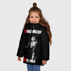 Зимняя куртка для девочек 3D Гражданская оборона - фото 2