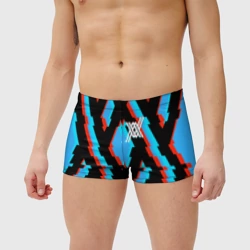 Мужские купальные плавки 3D Two XX blue - фото 2