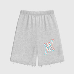 Женские шорты oversize футер хлопок Two XX white