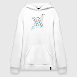 Худи SuperOversize хлопок Two XX white