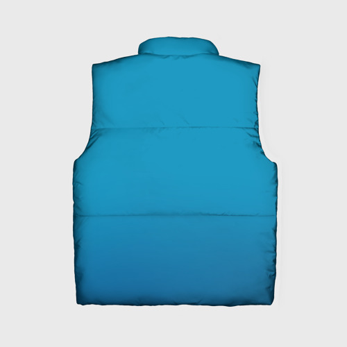 Женский жилет утепленный 3D Darliing on blue, цвет черный - фото 2